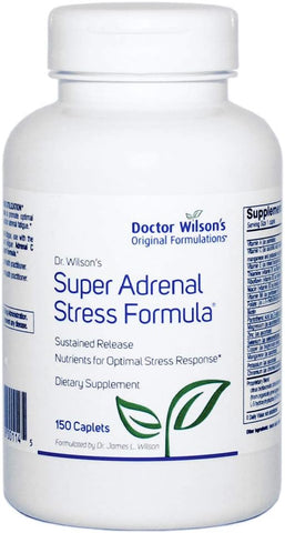 Doctor Wilson's Original Formulations - Fórmula Super Adrenal Stress do Dr. Wilson – Suporte para Adrenais, Eixo HPA, Fadiga e Energia – 150 cápsulas