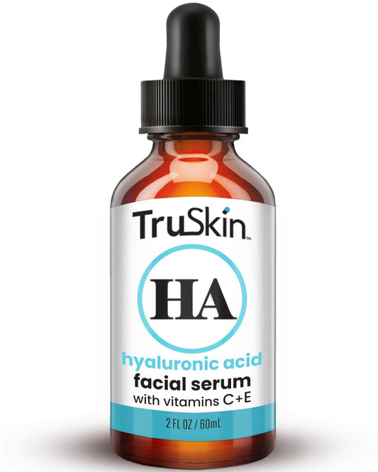 Sérum de Ácido Hialurônico para o Rosto com 7 Ingredientes Ultra Hidratantes – Melhor Sérum Facial para Hidratação e Preenchimento – 30ml - TruSkin Naturals