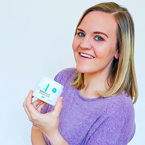 Creme Alívio de Eczema – Creme Natural para Alívio da Coceira – Creme Calmante para Eczema Alivia Pele Descamada, Escamosa e Seca – Creme Tópico Antioxidante para Eczema e Psoríase, 120g - Derma E