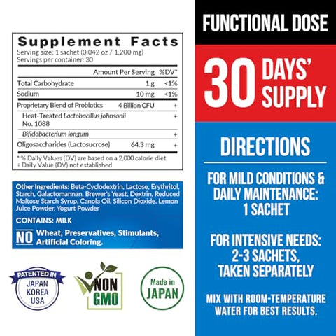 GASTRICELL – Combate H. Pylori, Refluxo Ácido, Azia – Defesa Natural Contra Desconforto Gástrico, 30 Sachês - LABO Nutrition