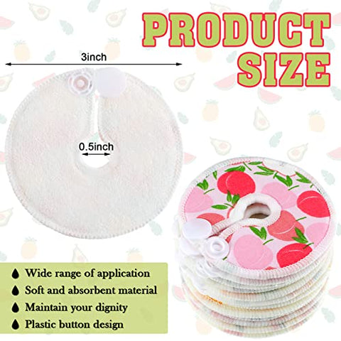 Sosation - 36 Pcs Capas para Botão de G Tube Alimentação Tubo Almofadas de Alimentação de Mama de Algodão Macio Tubo Reutilizável Almofadas para Botão de G Tube Laváveis Suprimentos de Alimentação para Crianças Bebês Amamentação