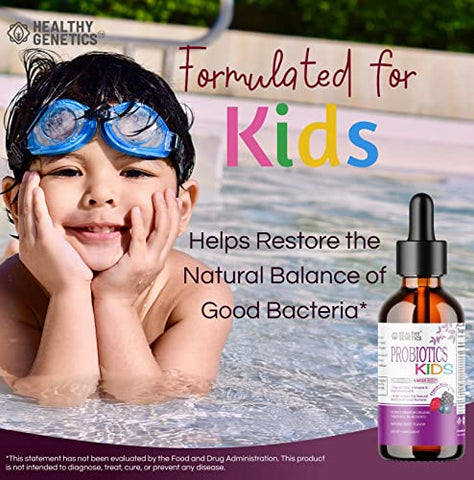 Healthy Genetics - Probióticos Líquidos para Crianças – Fortaleça a Saúde Infantil com Probióticos Naturais