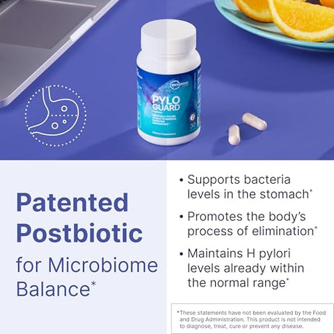 PyloGuard – L reuteri DSM17648 Patenteado para Melhorar o Conforto Digestivo – Saúde Intestinal - Microbiome Labs