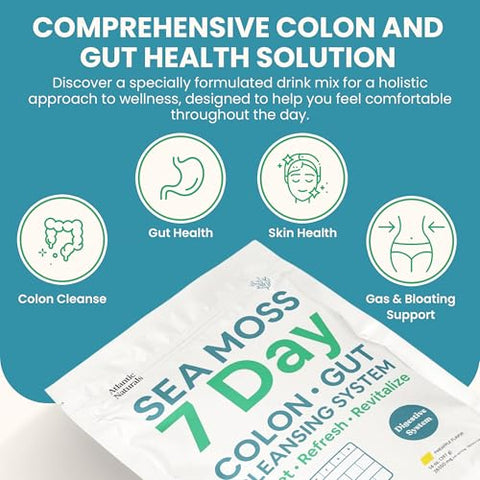 Limpeza de 7 dias com Sea Moss para o Cólon: Detox Natural e Saudável - Atlantic Naturals