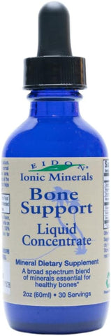 Eidon Ionic Minerals - Eidon Mineral Bone Support – Suplemento Líquido de Minerais Traços Iônicos para Saúde Óssea, Cálcio, Magnésio, Zinco, Manganês, Sílica, Enxofre, Boro, 30ml