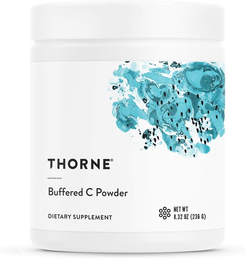 Buffered C Powder – Vitamina C (Ácido Ascórbico) com Cálcio, Magnésio e Potássio – 235g - THORNE