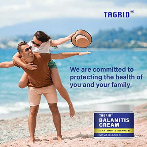 TAGRID - Tratamento para Balanite em Homens, Creme para Balanite, Alívio da Balanite – 30g