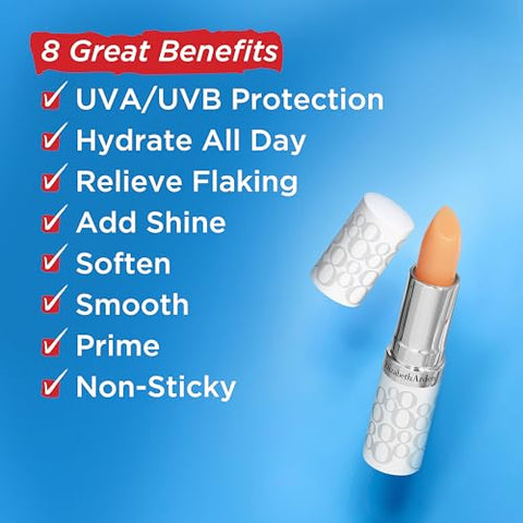 Elizabeth Arden Eight Hour Cream Lip Protectant Stick – Bálsamo Labial Hidratante com Protetor Solar FPS 15, 3,7 g