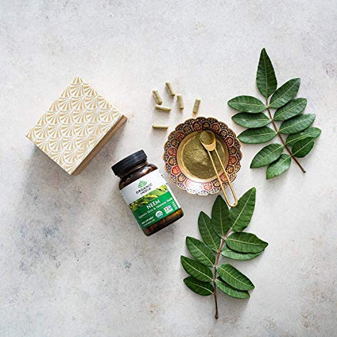 Neem – Suplemento Herbal para Pele e Imunidade – 60 cápsulas - ORGANIC INDIA