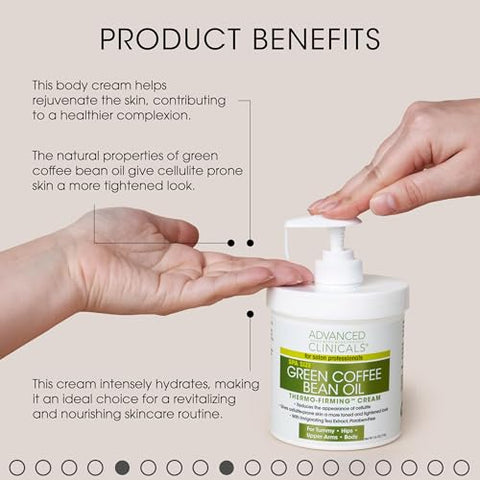 Creme Corporal Retinol Advanced Clinicals Óleo de Café Verde Slim – 200g