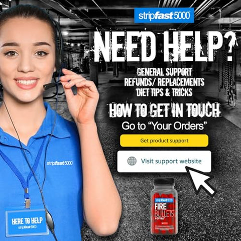 Fire Bullets com K-CYTRO para Mulheres e Homens – Queime gordura rapidamente! - stripfast5000