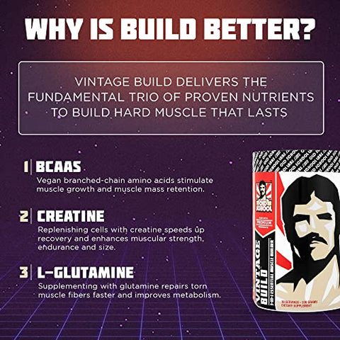 Old School Labs - Vintage Build – Recuperação Pós-Treino para Maximizar Resultados | 100% Natural | 30g de Proteína por Porção