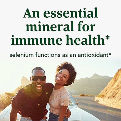 Selenium 50 mcg – Suplemento de Selênio com Mistura de Alimentos e Ervas – Suporte Imunológico – Vegano, Não-OGM – Sem 9 Alérgenos Alimentares – 60 Comprimidos (60 Porções) - MegaFood