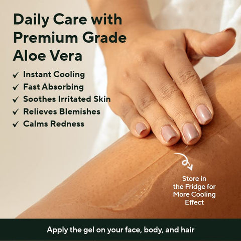 Conjunto Presente AROMATICA Gel de Aloe Vera Orgânico 300ml – Hidratante Corporal Vegano para Pele Irritada e com Imperfeições, Cuidados Pós-Sol