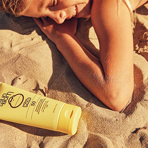 Protetor Solar Infantil Sun Bum FPS 50 | Aplicação Molhada ou Seca | Amigo dos Recifes (Octinoxate) | 100ml