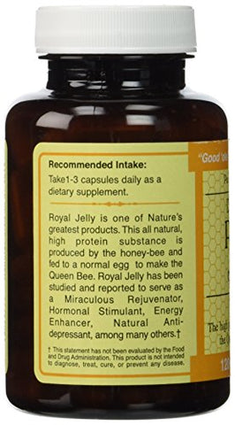 Durham's Bee Farm,Inc - Durham’s Royal Jelly 500 mg – 120 cápsulas | Benefícios para a saúde | Melhora da imunidade | Energia natural