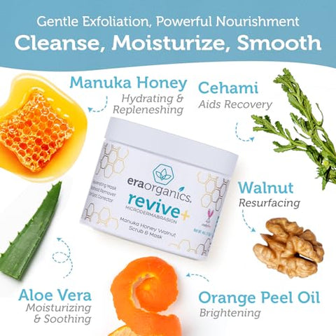 Esfoliante Facial Microdermoabrasão – Renovação da Pele com Suavidade (60g) - Era Organics