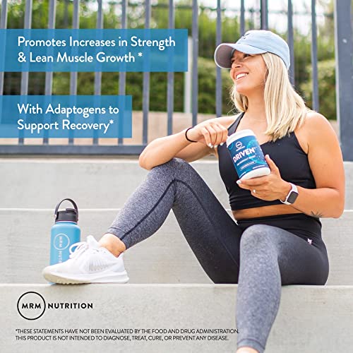 Nutrition Driven Pré-Treino em Pó | Sabor Morango Kiwi | 125mg Cafeína | Ingredientes Puros | Misturas Energéticas para Hidratação Muscular | Energia para Performance | Vegano - MRM