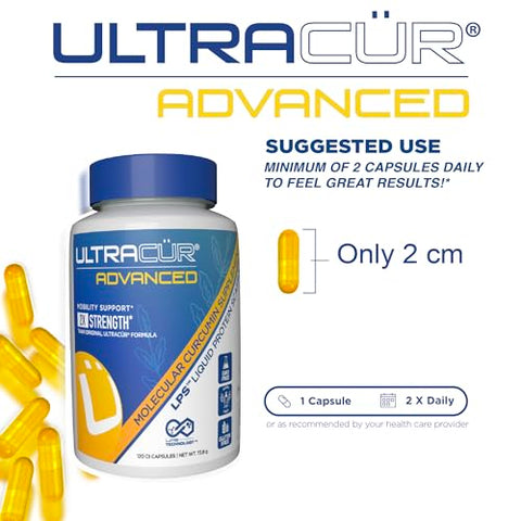 UltraCur - Suporte Avançado à Mobilidade | Líquido de Proteína de Força Clínica com LPS, Curcumina e Garra do Diabo | 100ml