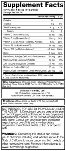 Tetris Blast: Pó de Eletrólitos para Hidratação, Energia e Foco, Sem Açúcar, Suplemento com Minerais Essenciais, Sabor Rainbow Candy, 93g - G Fuel