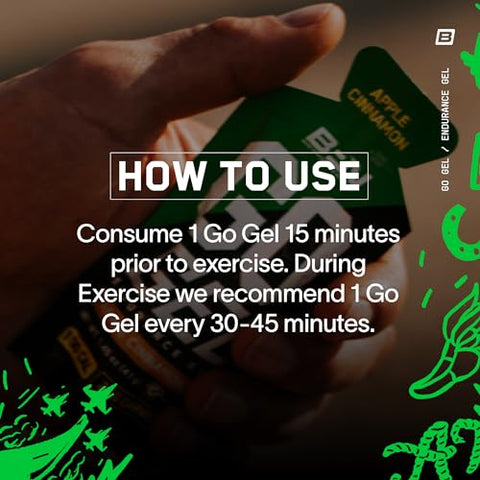 Gel Endurance BPN Go, Vegano Sem Glúten com 24g de Carboidratos - BARE PERFORMANCE NUTRITION