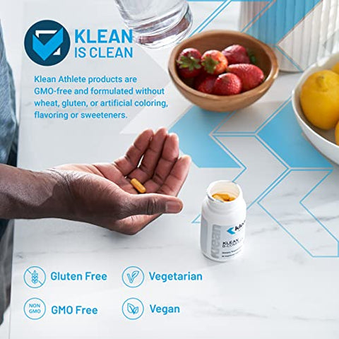 B-Complex | Suporte para Produção de Energia, Função Cardiovascular e Funções Celulares Normais | Certificado NSF para Esportes | 60 Cápsulas Vegetarianas - Klean ATHLETE