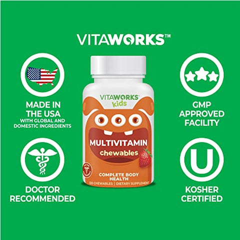 VitaWorks - Multivitamínico Infantil com Ferro – Fortaleça seu filho com os nutrientes essenciais – Marca XYZ