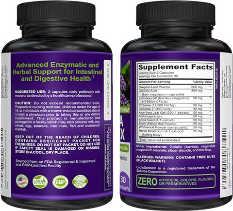 Candida Complex – Complexo de Orégano e Ácido Caprílico, Equilíbrio da Flora Intestinal, Saúde Intestinal - Potent Garden
