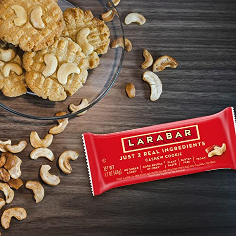 LÄRABAR - Larabar Cashew Cookie: Barra Vegana Sem Glúten com Frutas