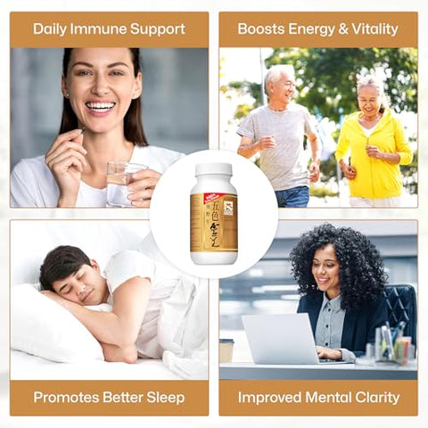 Reishi Mushroom Lingzhi – Extrato de Fungo Antioxidante Puro 100% Natural para Energia e Suporte Imunológico – 72 Cápsulas - Vita Green