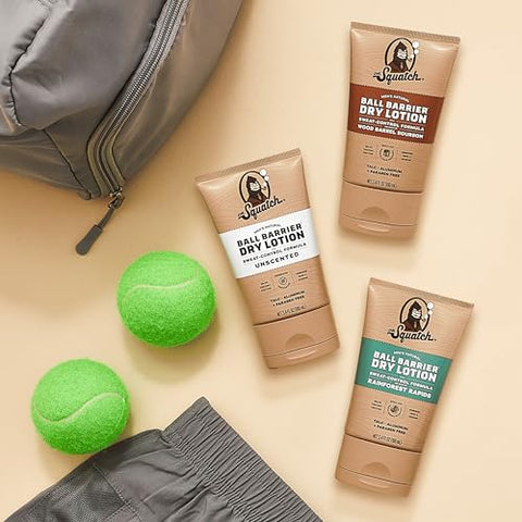 Loção Seca para a Área Íntima Masculina, Pó Corporal sem Bagunça, Feito com Ingredientes Naturais – Kit 2 Unidades Rainforest Rapids - Dr. Squatch