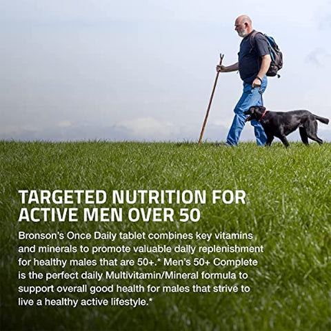 ONE Daily 50+ Multivitamínico Multimineral Completo, 360 Comprimidos - Bronson