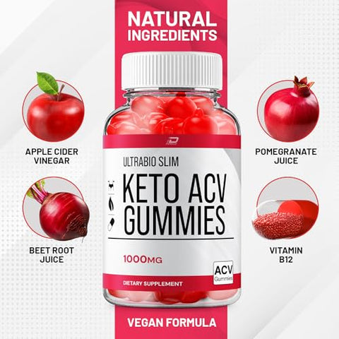 Indelo - Ultra Bio Slim Keto Plus ACV Gummies – Avaliações de Gomas de Vinagre de Maçã UltraBio Slim Keto, Gomas BioSlim de Força Máxima para Gerenciamento Avançado de Peso