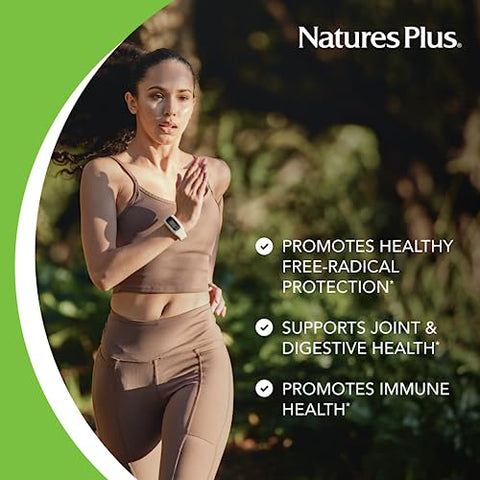 PRO Longvida Curcumin 1000 mg – 60 Mini-Comprimidos – Proteção Saudável contra Radicais Livres – Não-OGM, Vegano, Sem Glúten, Sem Soja – 30 Porções - Natures Plus
