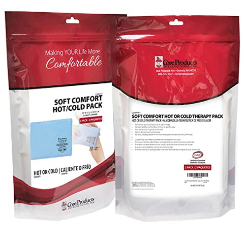 Soft Comfort CorPak – Terapia Quente e Fria, 10″ x 13″, Fabricado nos EUA – 2 Pacotes - Core Products