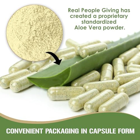 RPG Super Coffee - RPG Acemannan Aloe Vera – Cápsulas de Aloe Vera em Pó para Suporte Imunológico e Intestinal – 60 Cápsulas (250 mg)