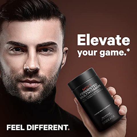 Multivitamínico Diário para Homens, 25 Vitaminas – Marca Líder em Suplementos - Codeage