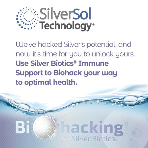 American Biotech Labs - Silver Biotics Nano SilverSol Ag₄O₄ 10 PPM | Suporte Imunológico Natural | 473 ml | Bio-Hacking | Fortalecimento Imunológico