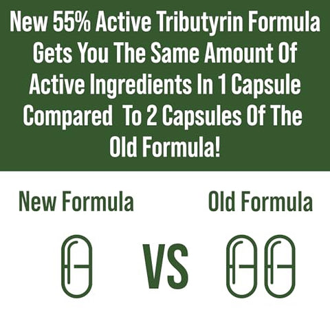 Peak Performance - CoreBiome Tributyrin: Suplemento Pós-biótico Clinicamente Testado para Saúde Intestinal. Mais Eficaz que Cápsulas de Butirato de Sódio. Alta Biodisponibilidade para Digestão, Vazamento