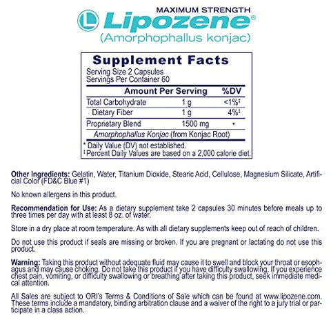 Combo de Emagrecimento Lipozene – Mega Frasco 120 Cápsulas e Frasco de Suplemento Termogênico MetaboUP 60 Cápsulas no Total – Acelere o Metabolismo, Aumente a Energia e Controle Seu Peso