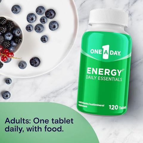 ONE A DAY - Multivitamínico One A Day Energy – Suporte Energético Diário para Energia Física – 60 comprimidos