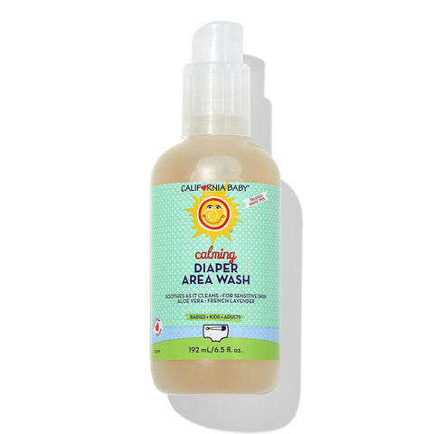 Spray Higiênico para Troca de Fraldas California Baby | Limpeza Suave | Calêndula Orgânica e Aloe Vera | Fragrância de Lavanda Fresca | Hipoalergênico | Limpa Melhor que Lenços Umedecidos | 192 mL