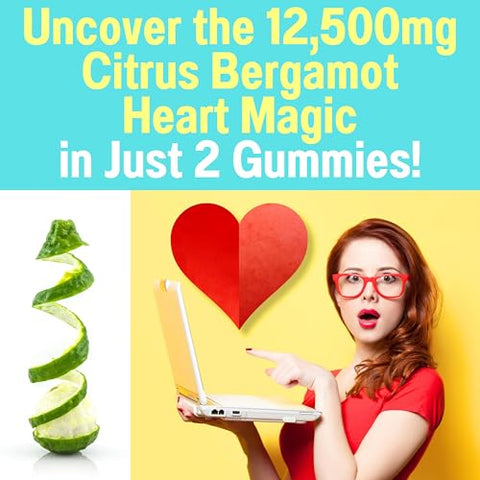 SHIZAM - Gomas de Citrus Bergamota com Apigenina de Pólen de Abelha, Própolis Orgânico, Geleia Real, Mel e Extrato de Melissa, para Homens e Crianças – Cápsulas de Ervas, Gotas e Pó (60g)