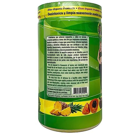 Elias Organic Products - Desintoxicador Colon Detox 100% Natural em Pó Exclusivo de 22 oz (624 g)