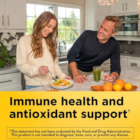 Adventure Home - Nature Made Vitamina C Extra Forte 500 mg, Suplemento Alimentar para Suporte Imunológico, 180 Gomas, Suprimento de 90 Dias Guia Melhor Vitaminas Suplementos Livro Grátis