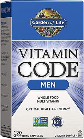 Multivitaminas Whole Food para Mulheres e Homens, Vitamin Code Raw One 30 Unidades e Vitamin Code 120 Unidades - Garden of Life