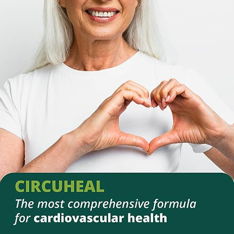 ADAPTOHEAL - Suplemento de Suporte à Pressão Arterial com Astragalus, Ginkgo Biloba, Rhodiola Rosea, Reishi Mushroom – Promove a Saúde Cardiovascular, do Coração e a Circulação Sanguínea (180 cápsulas)