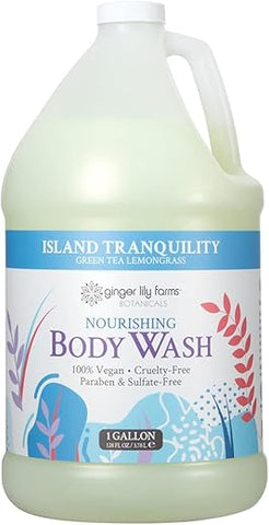 Botanicals – Sabonete Líquido Nutritivo, Ilha Tranquilidade, 100% Vegano – 250ml - Ginger Lily Farms