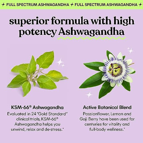 Chill Gummies Relaxantes com 300mg de KSM-66 Ashwagandha, Melissa e Passiflora  Lemme Chill - Lemme