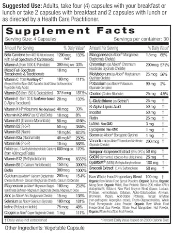 Emerald Laboratories - Emerald Labs – Multivitamínico Clínico para Mulheres 45+ com CoQ10, Vitaminas B e L-Glutathione para Saúde Cardíaca, Fortalecimento Ósseo e Função Metabólica – 120 Cápsulas Vegetais
